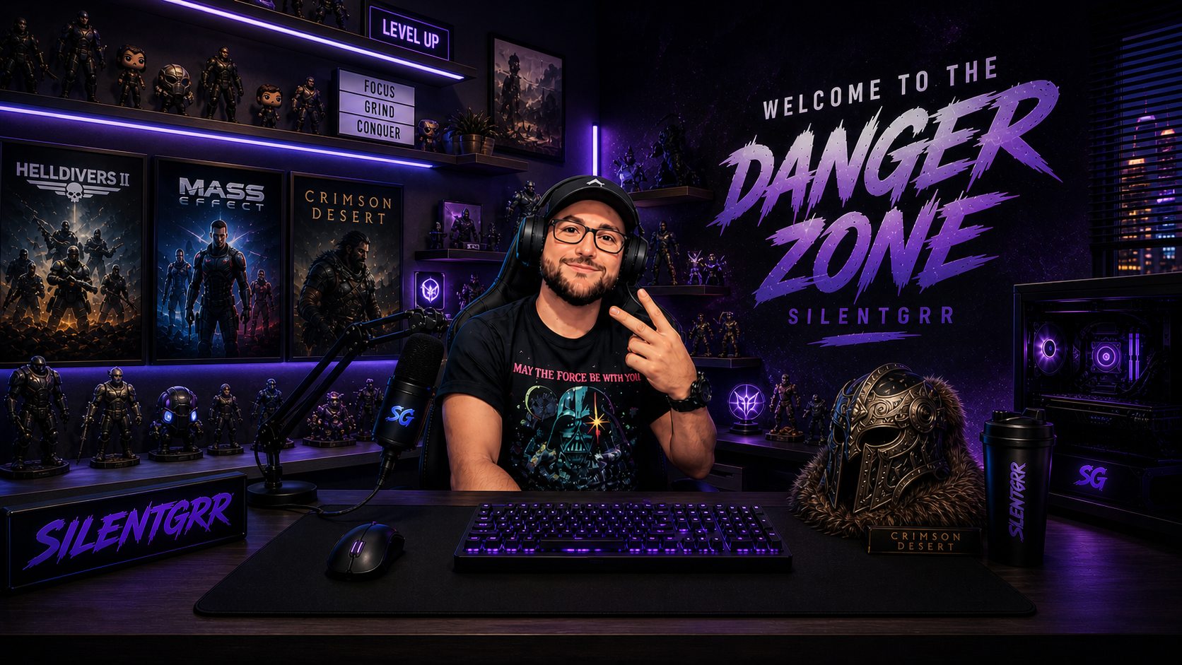 Silentgrr stream room artwork